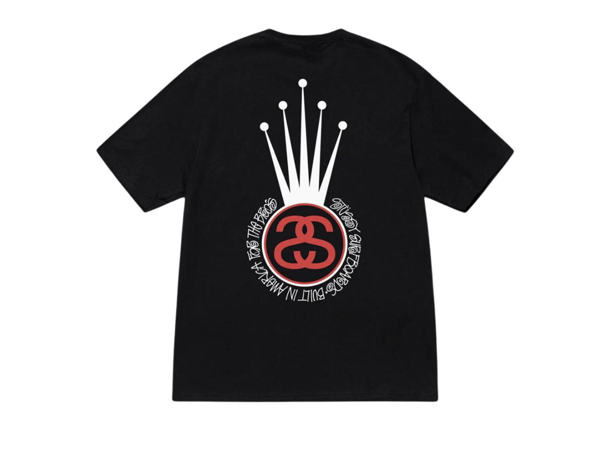 Stussy Stussy Crown Link Tee Black