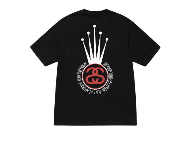 Stussy Stussy Crown Link Tee Black - view 1