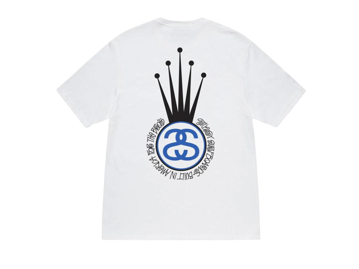 Stussy Stussy Crown Link Tee White