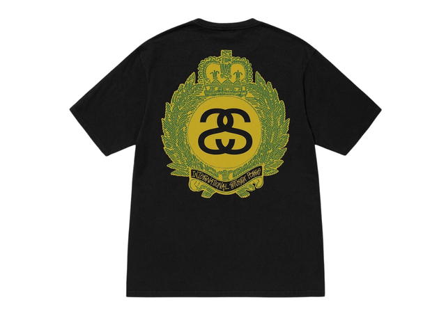 Stussy Stussy Crown Wreath Pigment Dyed Tee Black - view 1