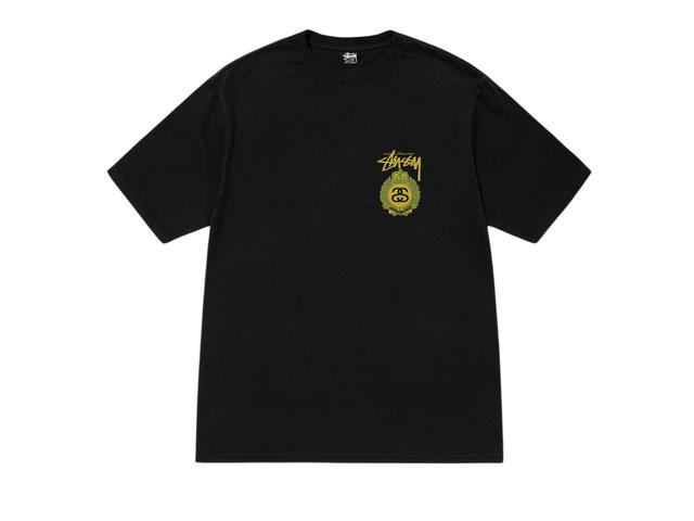 Stussy Stussy Crown Wreath Pigment Dyed Tee Black - view 2