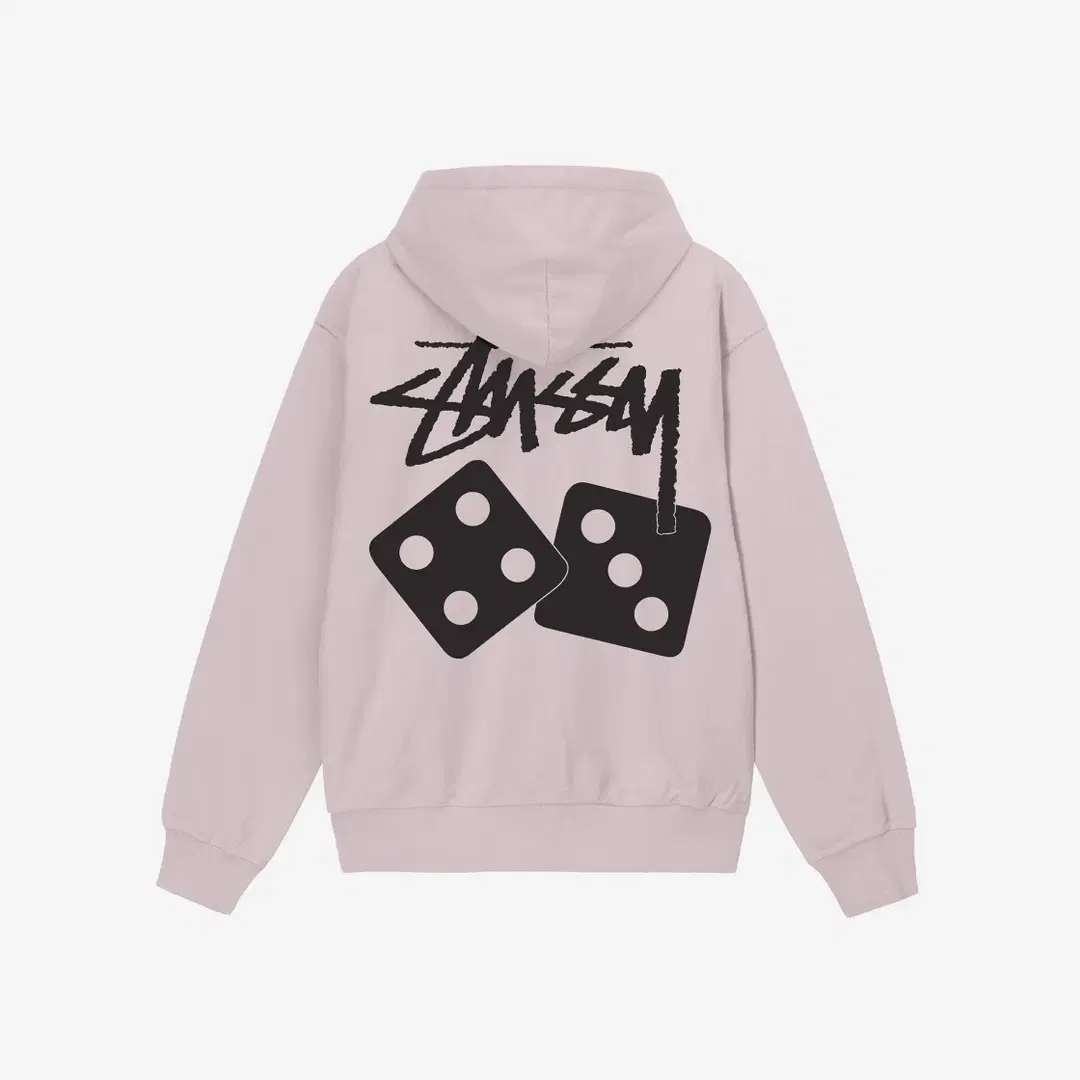 Stussy Stussy Dice Pigment Dyed Hoodie Blush