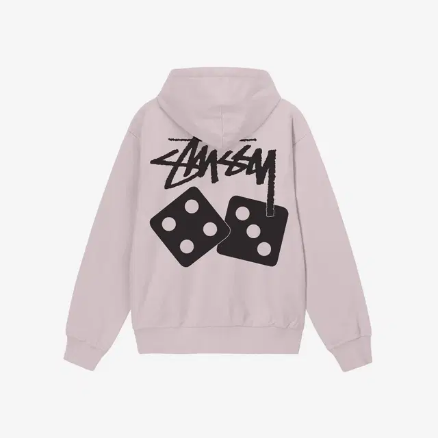 Stussy Stussy Dice Pigment Dyed Hoodie Blush - view 1