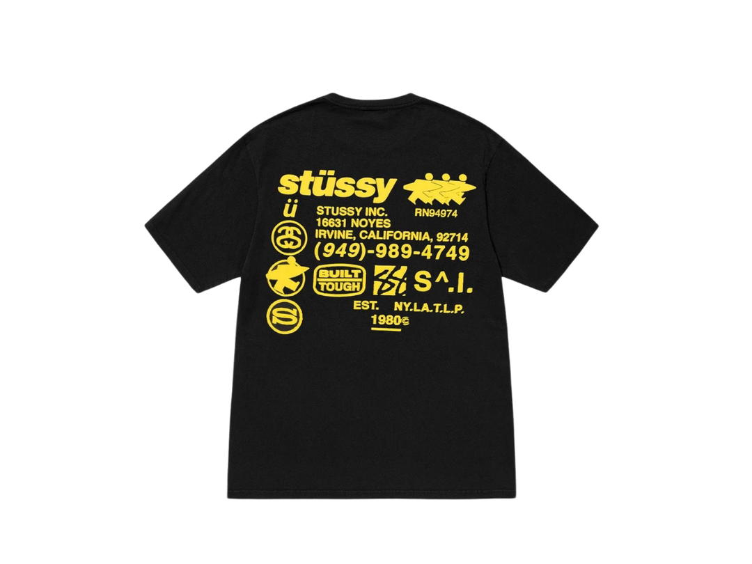 Stussy Stussy DNA Tee Pigment Dyed Black (FW24)