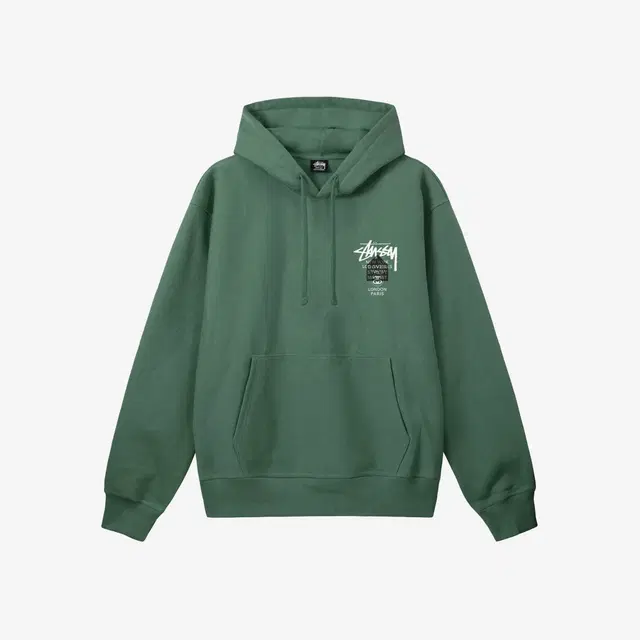 Stussy Stussy DSM World Tour Hoodie Green 2022 - view 2