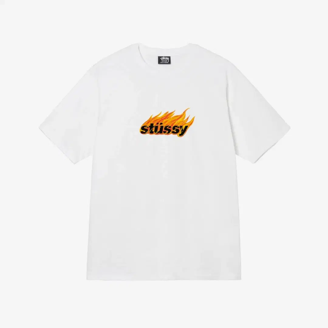 Stussy Stussy Flames T-Shirt White
