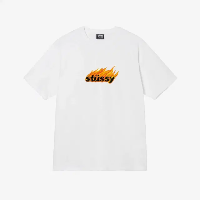 Stussy Stussy Flames T-Shirt White - view 1