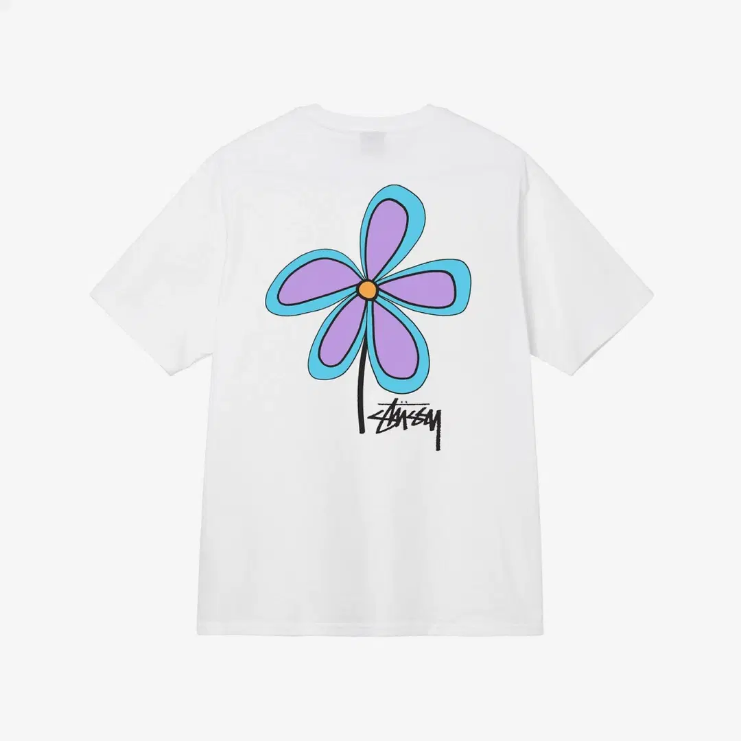 Stussy Stussy Flower T-Shirt White