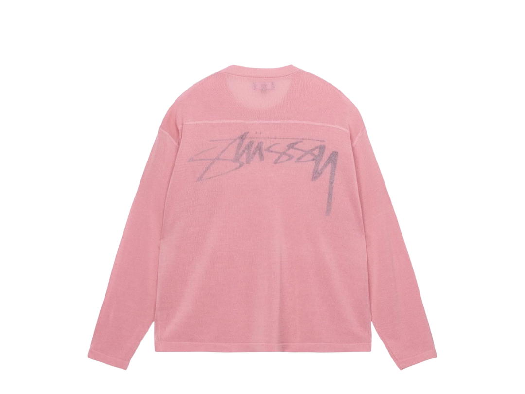 Stussy Stussy Football Sweater Pink
