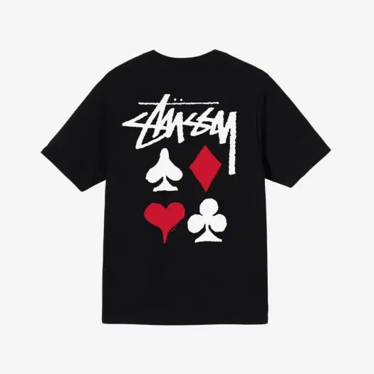 Buy Stussy Full Deck 2 T-Shirt Black at Sasom – Authentic and Ready to Ship