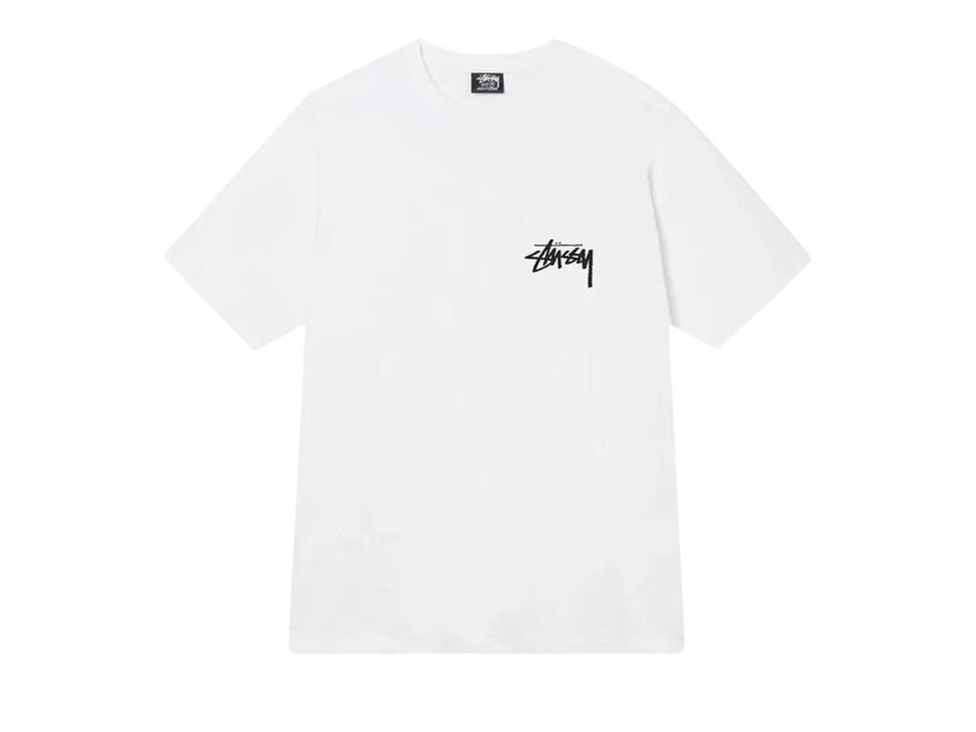 Stussy Stussy Fuzzy Dice T-Shirt White