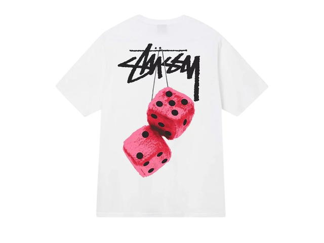 Stussy Stussy Fuzzy Dice T-Shirt White - view 2