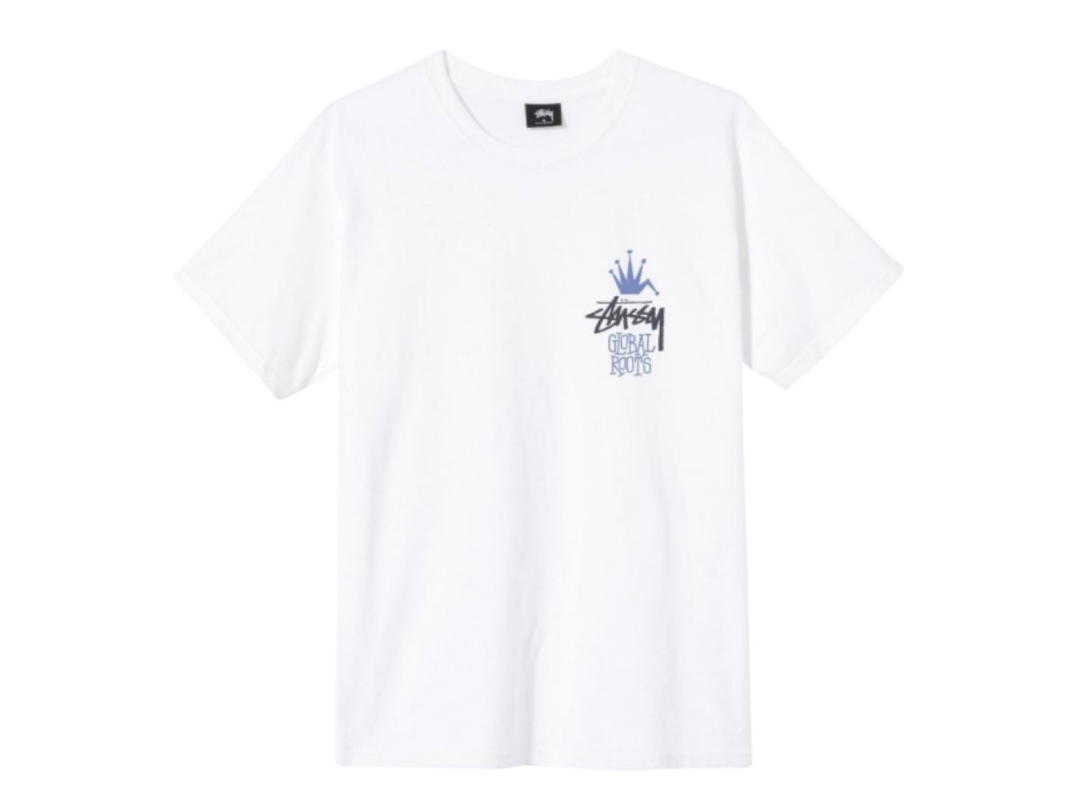 Stussy STUSSY GLOBAL ROOTS TEE White