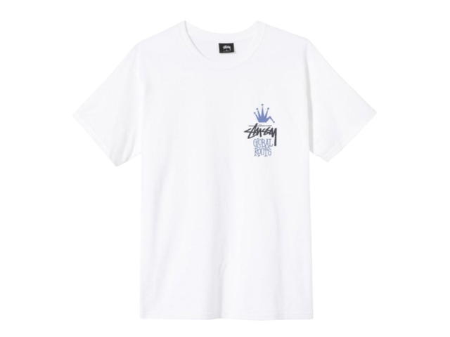 Stussy STUSSY GLOBAL ROOTS TEE White - view 1