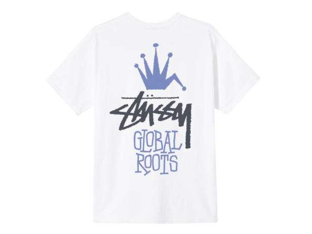 Stussy STUSSY GLOBAL ROOTS TEE White - view 2
