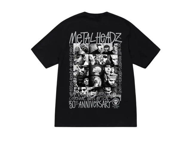 Stussy Stussy Goldie Metalheadz 30 Tee Black - view 2