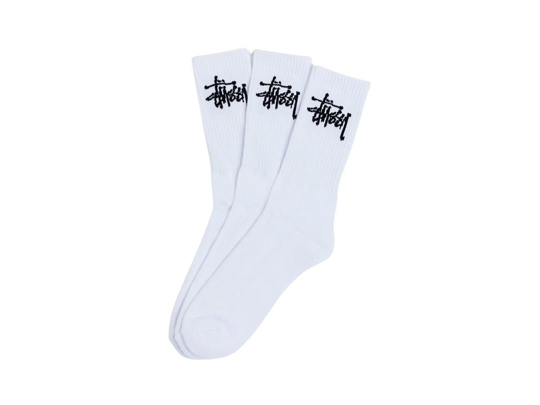 Stussy Stussy GP Exclusive Mens Graffiti Socks White (3 Pack)