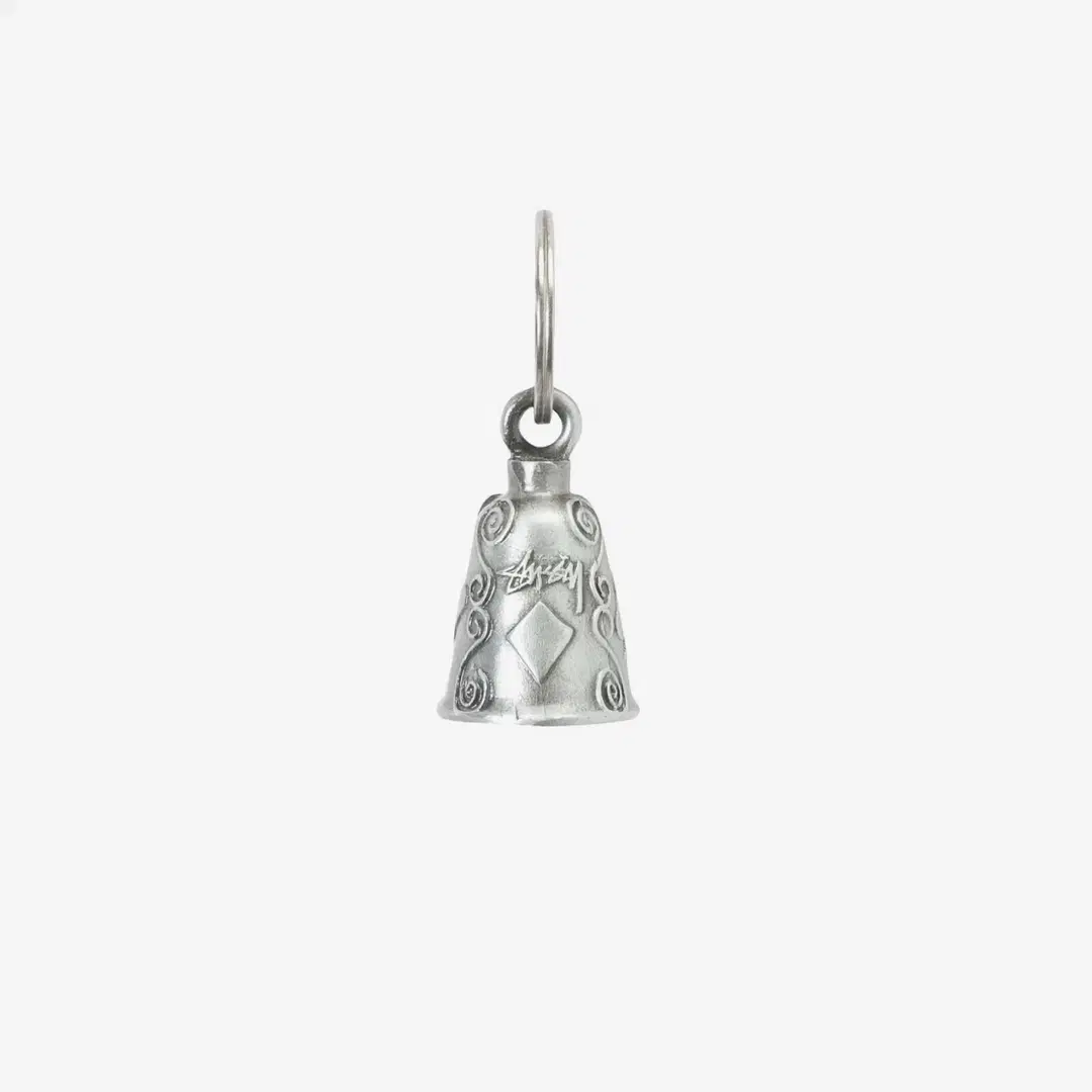 Stussy Stussy Guardian Bell Keychain Silver