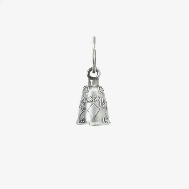 Stussy Stussy Guardian Bell Keychain Silver - view 2