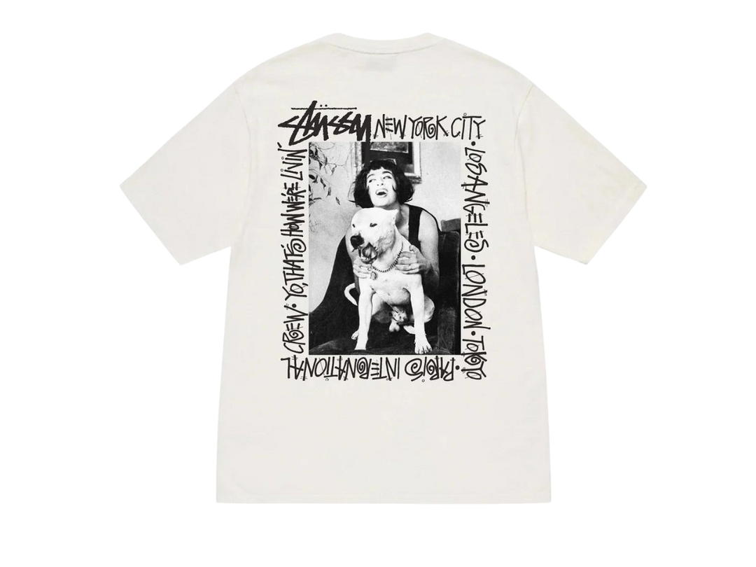 Stussy Stussy How We're Livin' Pigment Dyed Tee Natural