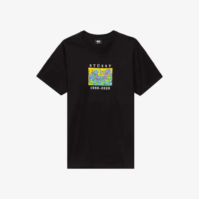 Stussy Stussy Irises T-Shirt Black - view 2