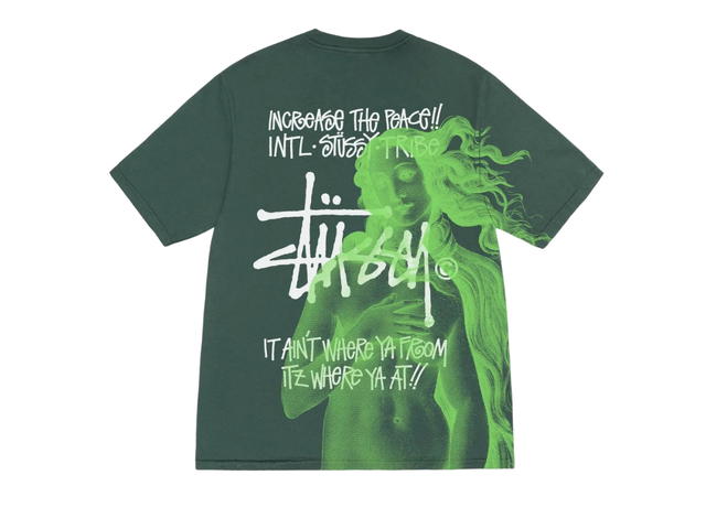 Stussy Stussy Ist Venus Pig. Dyed Tee Forest - view 1