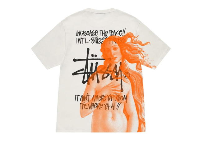 Stussy Stussy Ist Venus Pig. Dyed Tee Natural - view 1