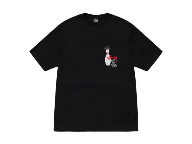 Stussy Stussy Kingpin Tee Pigment Dyed Black - view 1