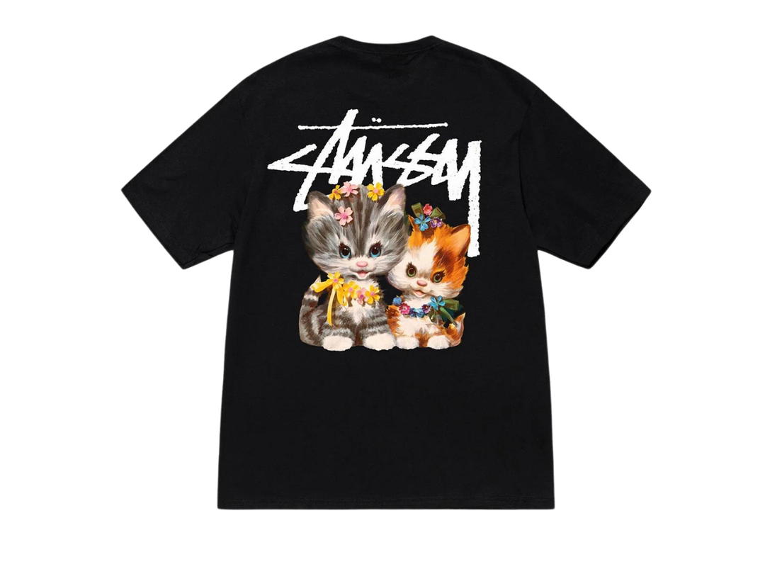 Stussy Stussy Kittens Tee Black