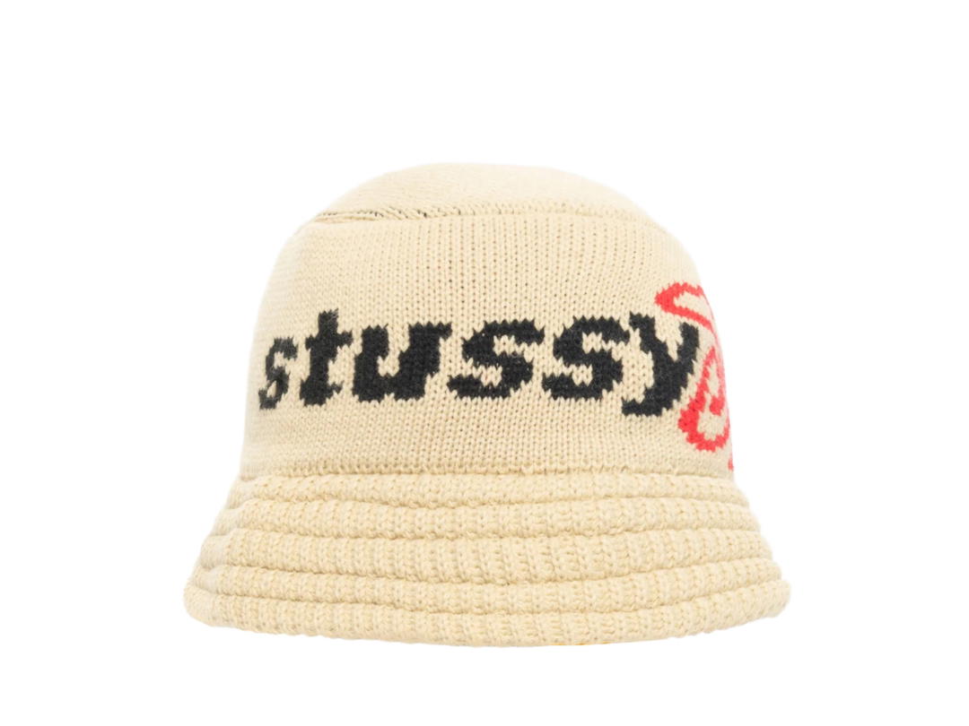 Stussy Stussy Knit Bucket Hat Stussy Sport Khaki