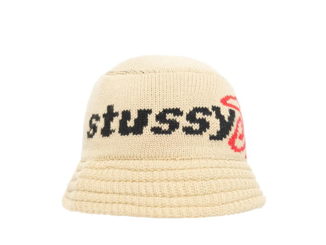 Stussy Stussy Knit Bucket Hat Stussy Sport Khaki - view 1