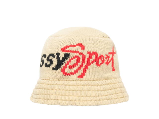 Stussy Stussy Knit Bucket Hat Stussy Sport Khaki - view 2