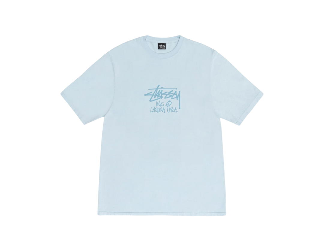 Stussy Stussy Laguna Usa Tee Pigment Dyed Sky Blue