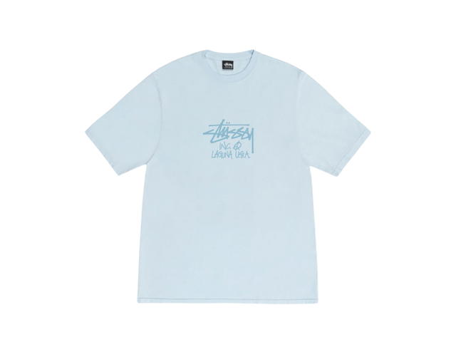 Stussy Stussy Laguna Usa Tee Pigment Dyed Sky Blue - view 1