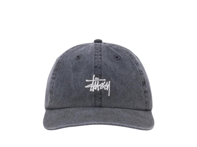 Stussy Stussy Low Profile Basic Washed Strapback Charcoal - view 1