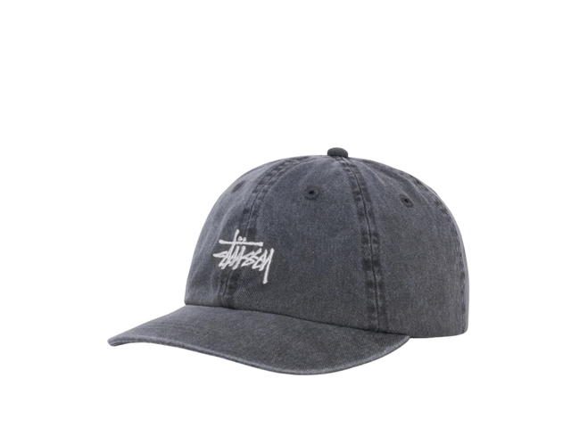 Stussy Stussy Low Profile Basic Washed Strapback Charcoal - view 2