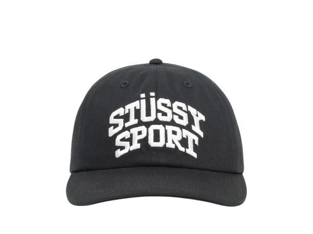 Stussy Stussy Mid Depth Stussy Sport Snapback Black - view 1