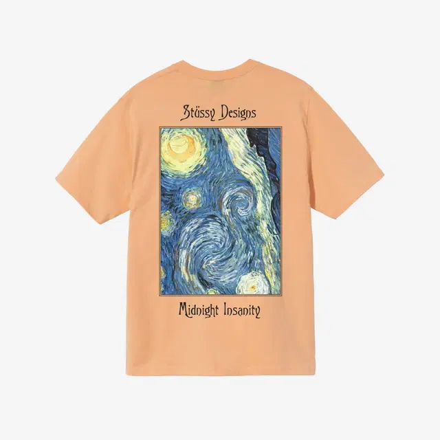Stussy Stussy Midnight Insanity T-Shirt Peach - view 1