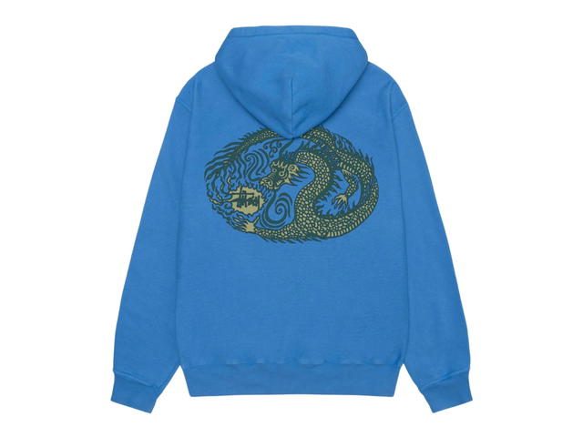 Stussy Stussy Mosaic Dragon Hoodie Pigment Dyed Blue - view 1