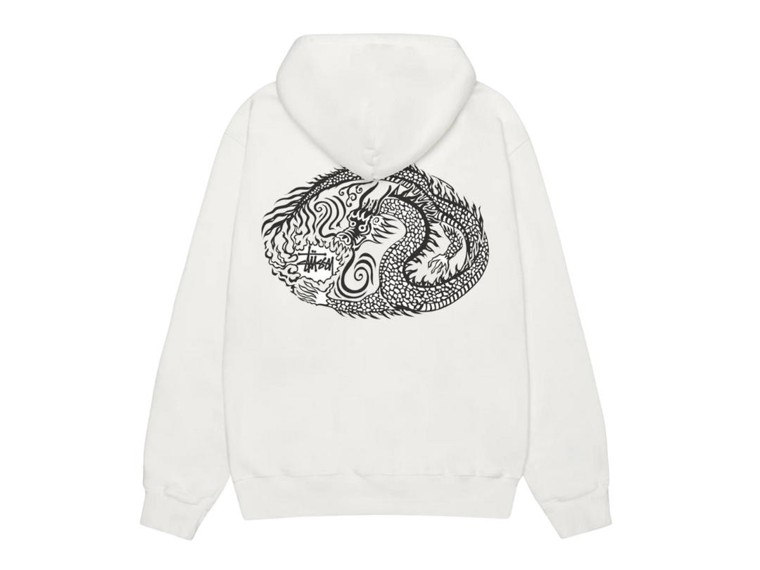 Stussy Stussy Mosaic Dragon Hoodie Pigment Dyed Natural