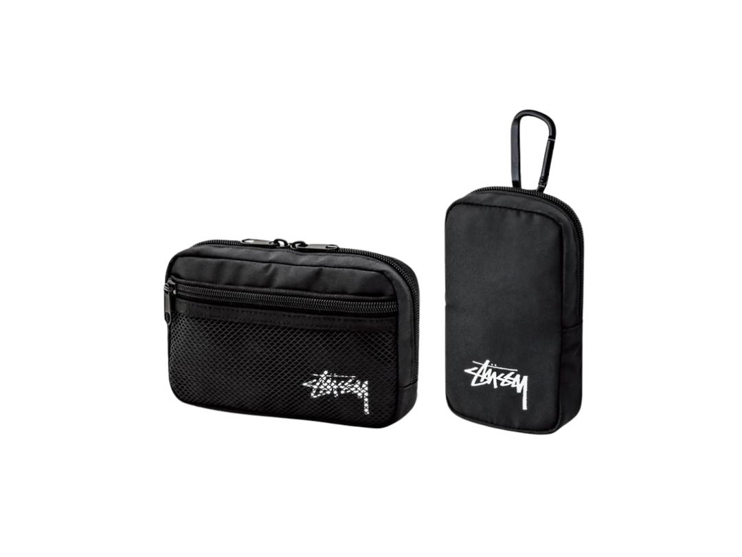 Stussy Stussy Multi Pouch With Carabiner Black