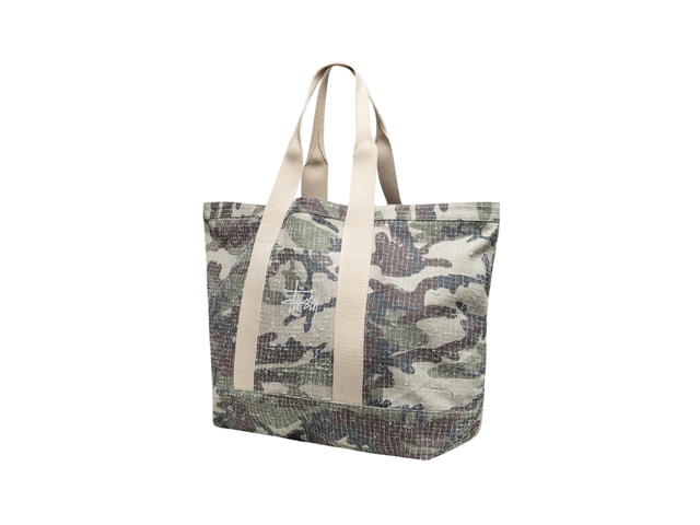 Stussy Stussy Needle Punch XL Tote Bag Camo - view 2