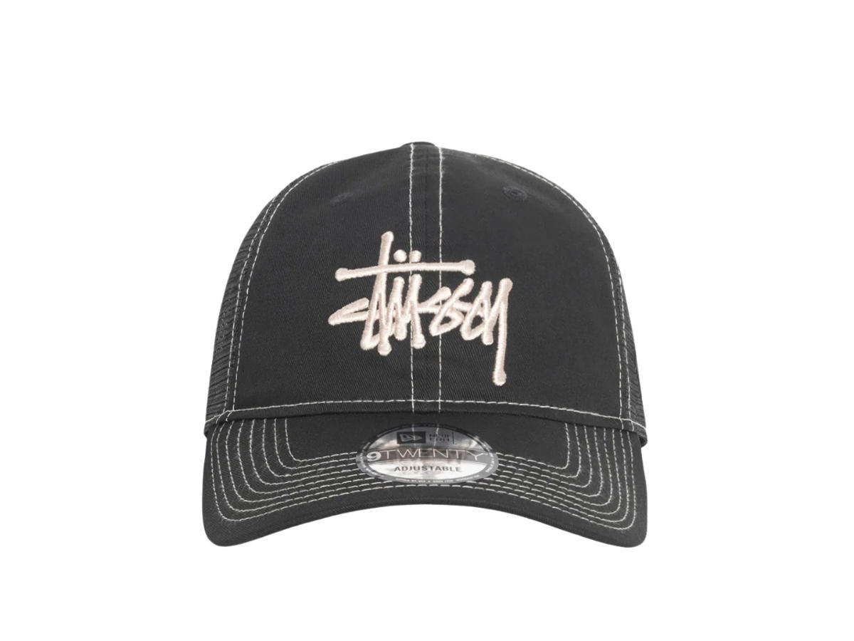 Stussy Stussy New Era 9twenty Basic Trucker Black