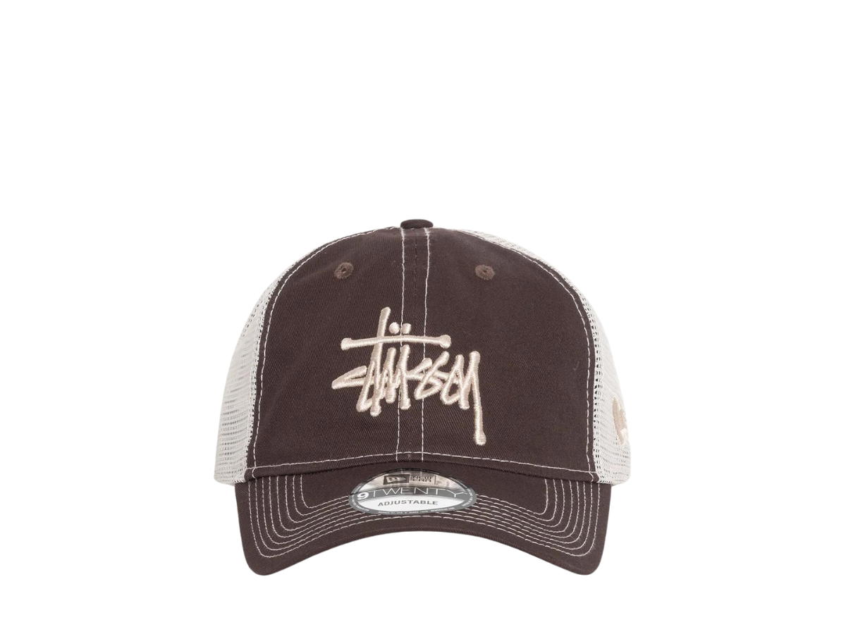 Stussy Stussy New Era 9twenty Basic Trucker Brown