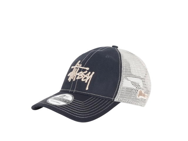 Stussy Stussy New Era 9Twenty Basic Trucker Navy - view 2