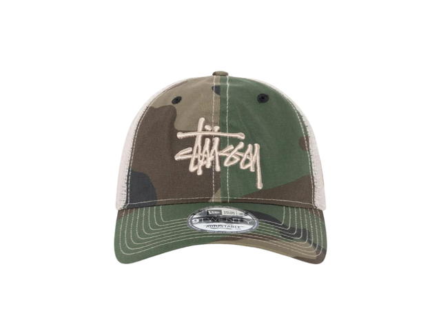 Stussy Stussy New Era 9Twenty Basic Trucker Woodland Camo - view 1