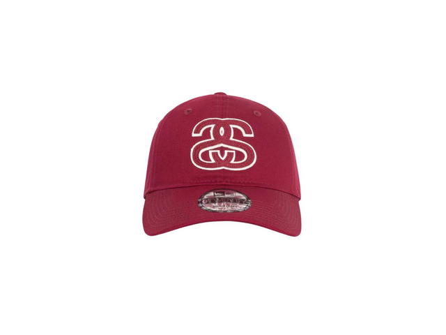 Stussy Stussy New Era 9Twenty SS Applique Burgundy - view 1