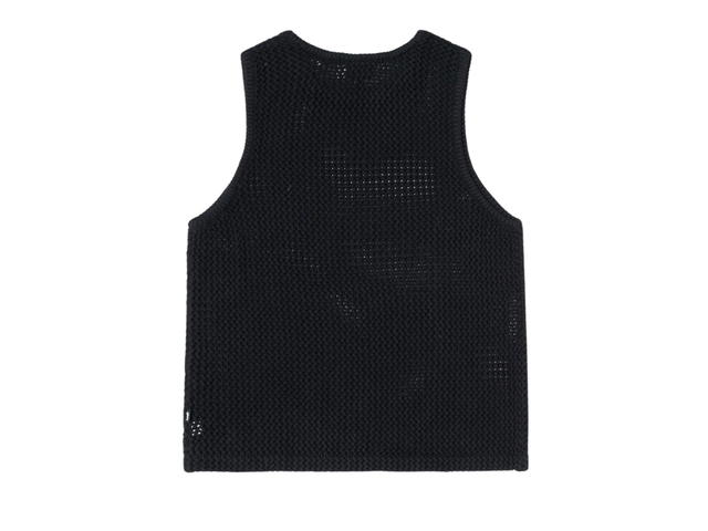 Stussy Stussy O'dyed Heavyweight Mesh Tank Solid Black - view 2