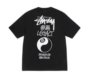 Buy Stussy Our Legacy Work Shop 8 Ball Yin Yang Tee Pigment Dyed Black at Sasom – Authentic and Ready to Ship