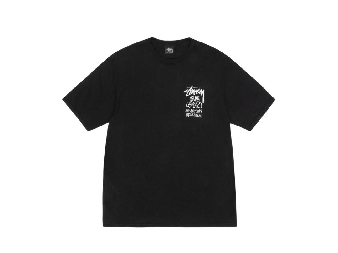 Stussy Stussy Our Legacy Work Shop 8 Ball Yin Yang Tee Pigment Dyed Black